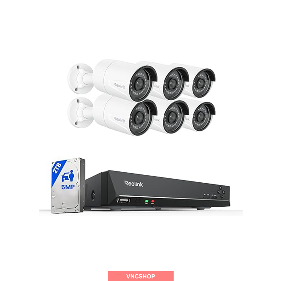 REOLINK 8CH 5MP Home Security Camera System